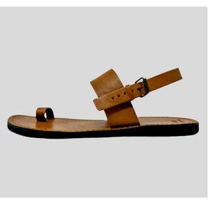 JCH ARTESANO Leather Toe Loop Sandals - Size 11.5 US / 28 CM